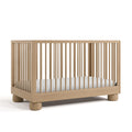 Storkcraft Sorrento 3-in-1 Convertible Crib with Toddler Rail, Hazelnut