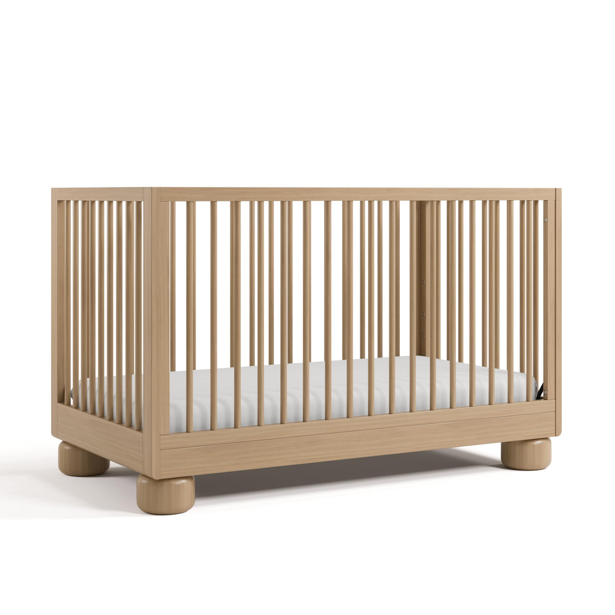 Storkcraft Sorrento 3-in-1 Convertible Crib with Toddler Rail, Hazelnut