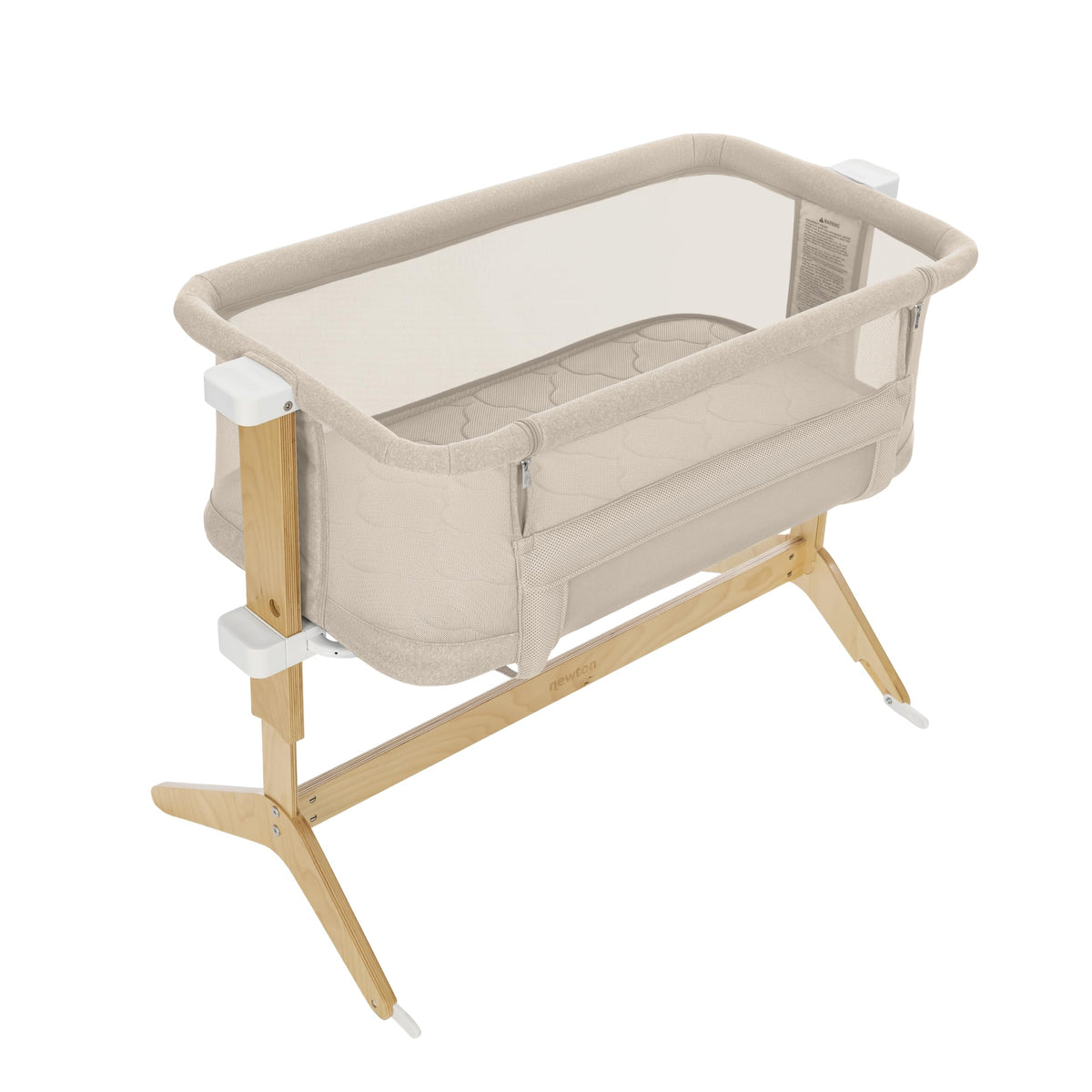 Newton Baby Bassinet & Bedside Sleeper, Breathable, Washable, Grey