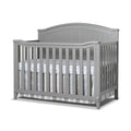 Sorelle Furniture Fairview Crib, Classic 4-in-1 Convertible Crib, Made of Wood, Non-Toxic Finish, Wooden Baby Bed, Toddler Bed, Child’s Daybed and Full-Size Bed, Nursery Furniture -White