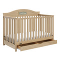 Graco Story 5-in-1 Convertible Crib with Drawer, Hazelnut