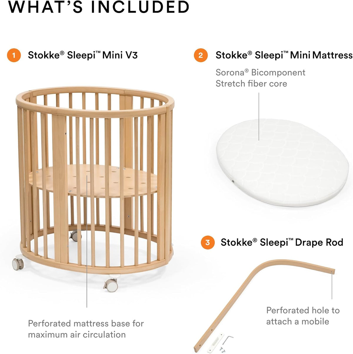 Stokke Sleepi Mini Bundle V3 - Natural