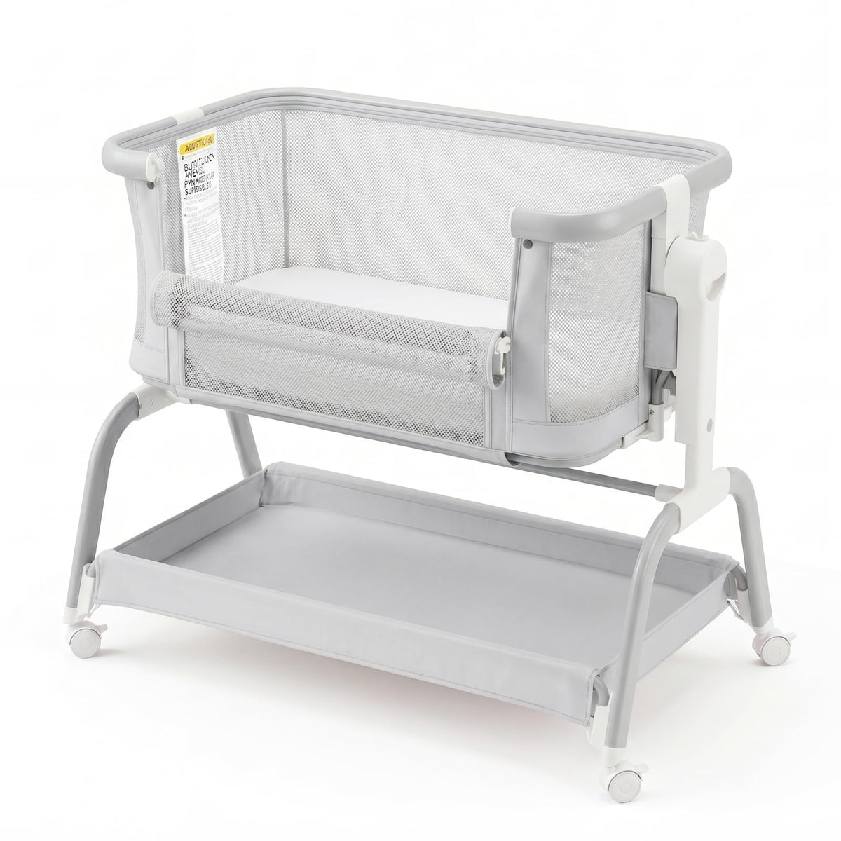 3 in 1 Rocking Bassinet,Full Mesh Baby Bassinet Bedside Sleeper