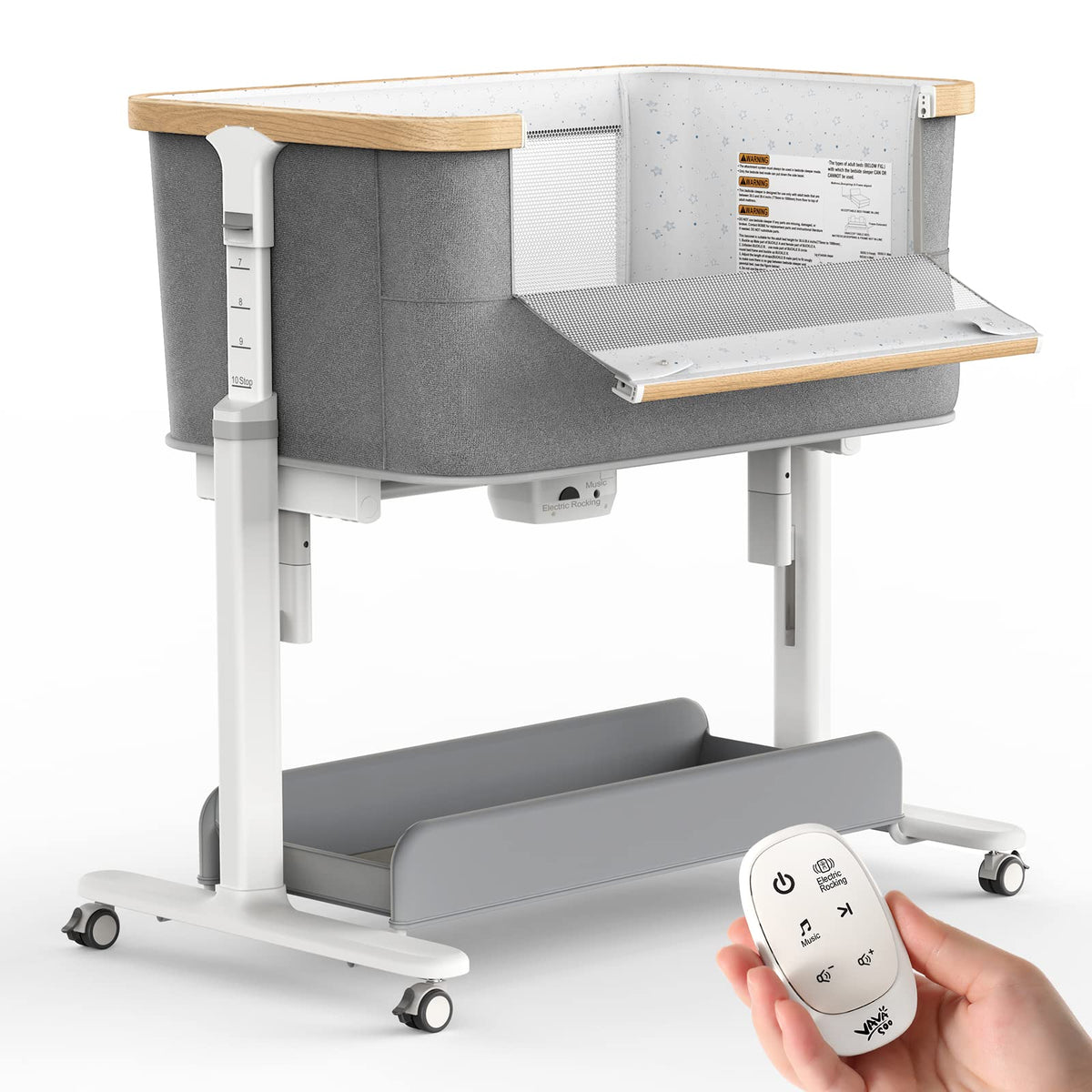 VaVaSoo Electric Rocking Bassinet for Baby