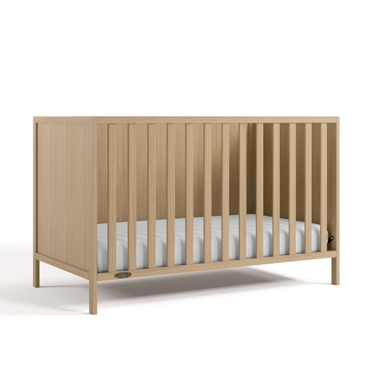 Graco Theo 3-in-1 Convertible Crib with Storage Drawer, White