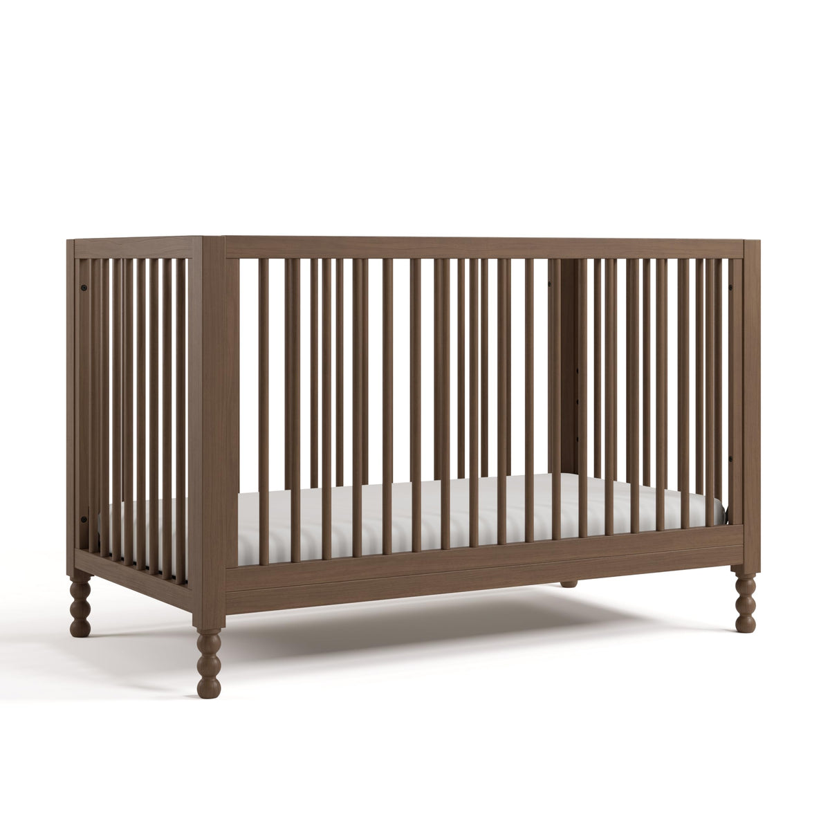 Storkcraft Rio 5-in-1 Convertible Crib and Toddler Guardrail, Hazelnut