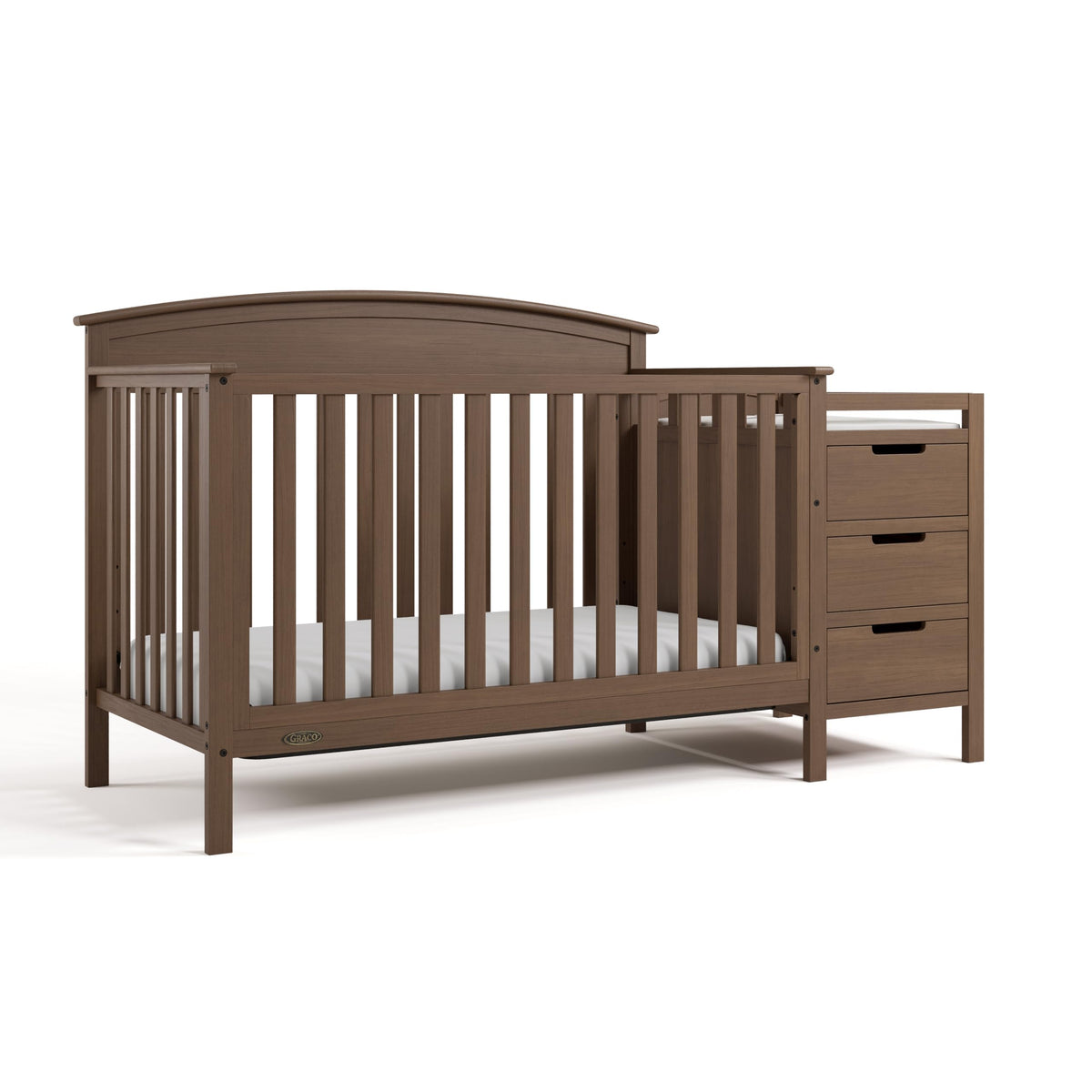 Graco Benton 5-in-1 Convertible Crib, White