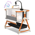 BLBBLBGDD 3 in 1 Bassinet, Baby Bassinets Bedside Sleeper with Musical Toy