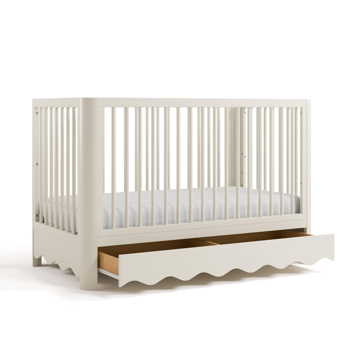Storkcraft Casablanca 5-in-1 Convertible Crib with Drawer, Hazelnut