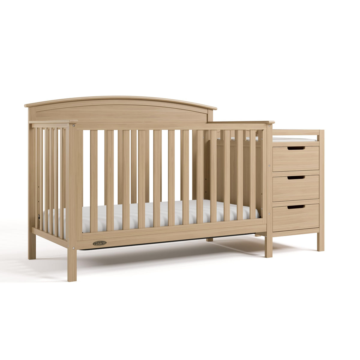 Graco Benton 5-in-1 Convertible Crib, Driftwood