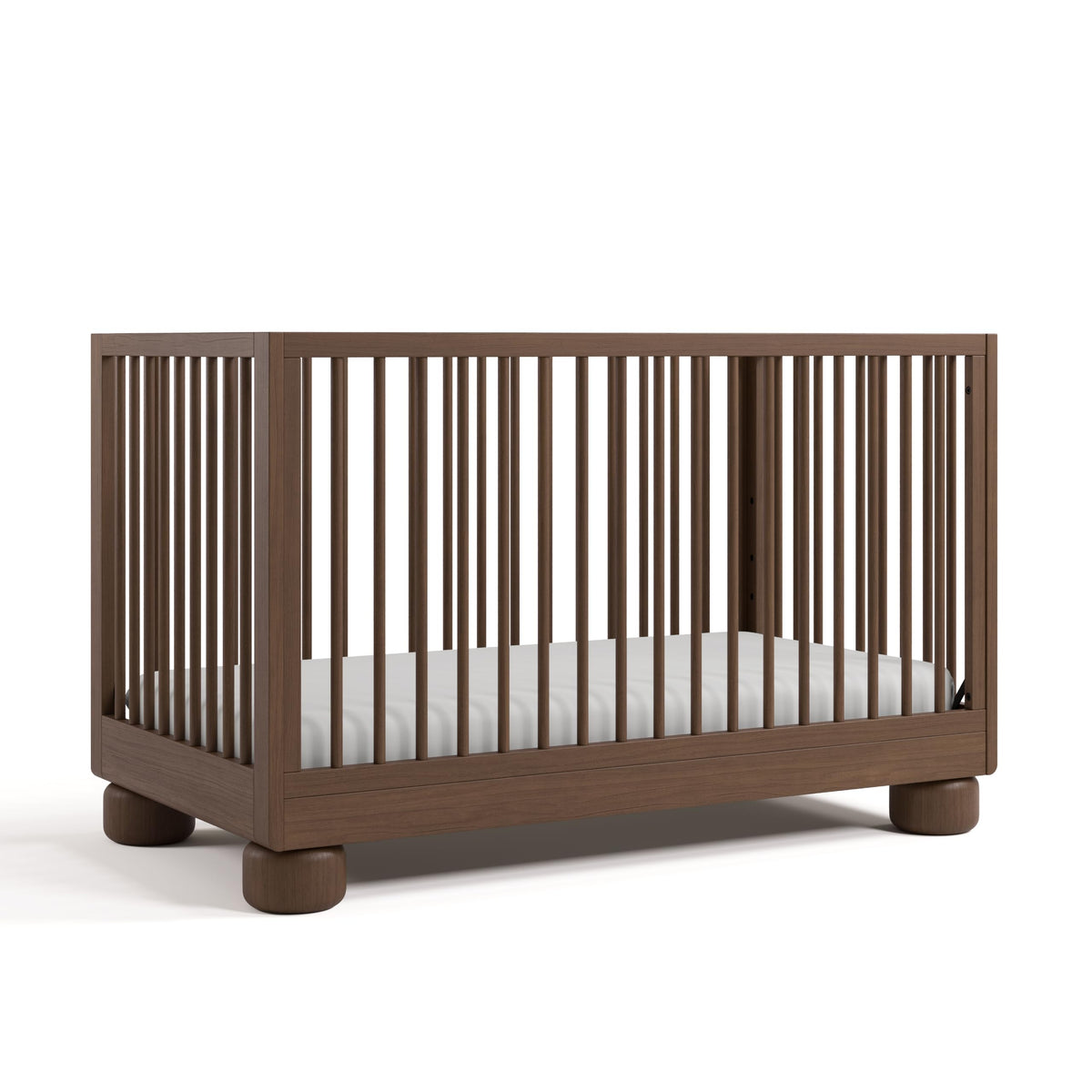 Storkcraft Sorrento 3-in-1 Convertible Crib with Toddler Rail, Hazelnut