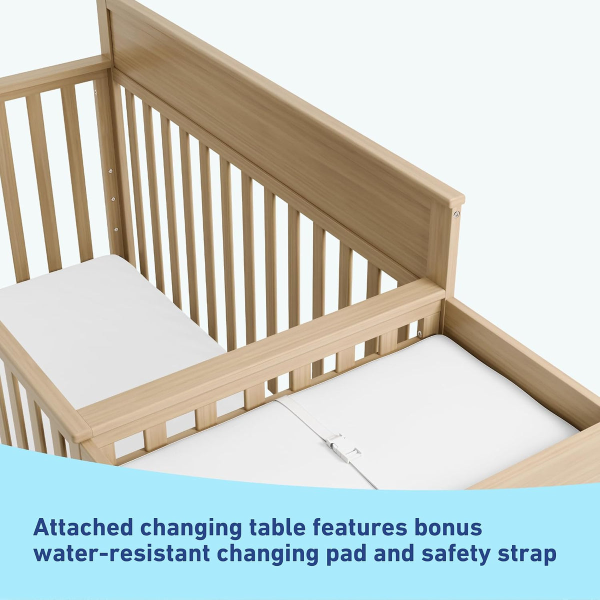 Graco Shiloh 5-in-1 Convertible Crib & Changer with Drawer, Driftwood
