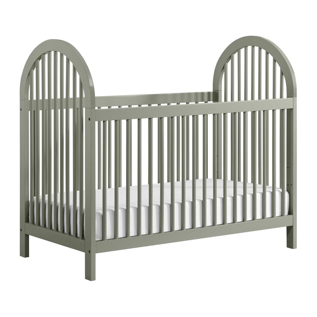 Soho Baby Everlee 3 in 1 Island Crib, Honey Wood, Green Guard Gold Certified