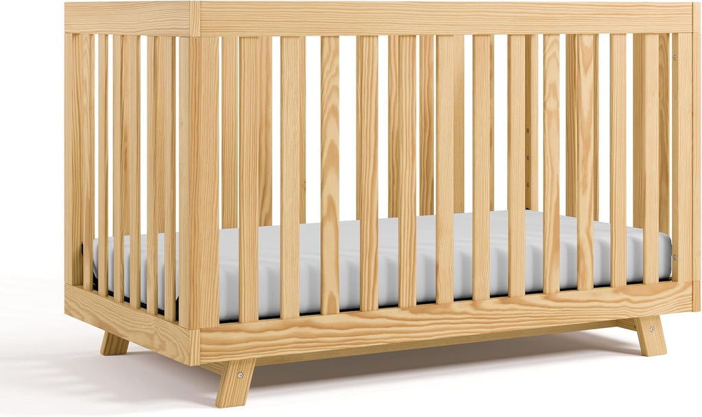 Storkcraft Beckett 3-in-1 Convertible Crib, Natural