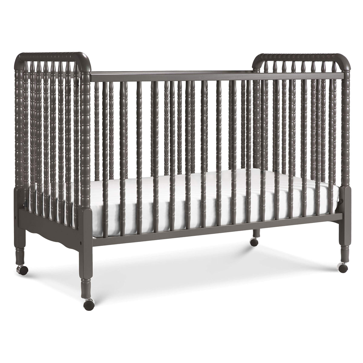 DaVinci Jenny Lind 3-in-1 Convertible Baby Crib, Ebony