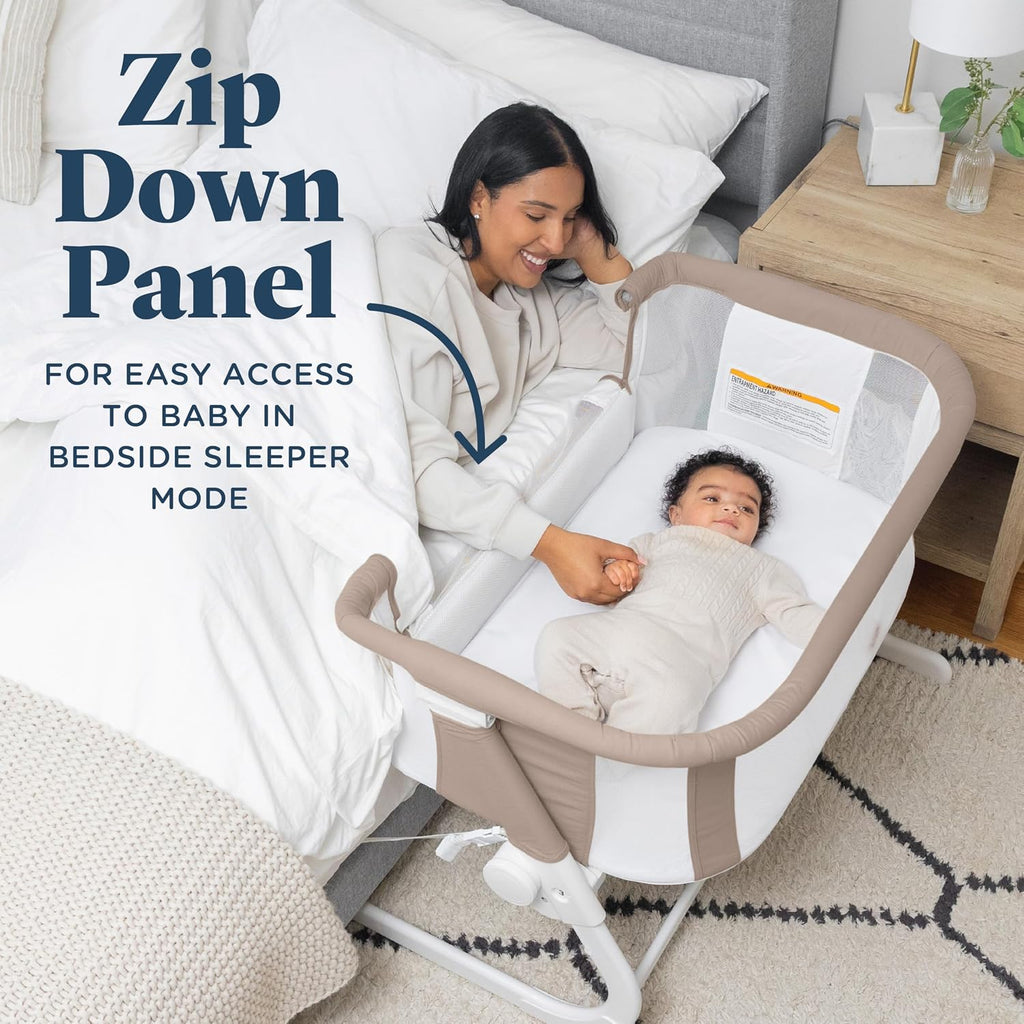 Baby Delight Beside Me™ Dreamer Bassinet, Organic Mocha