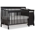 Dream On Me Brody 5-in-1 Convertible Crib and Changer, GREENGUARD Gold