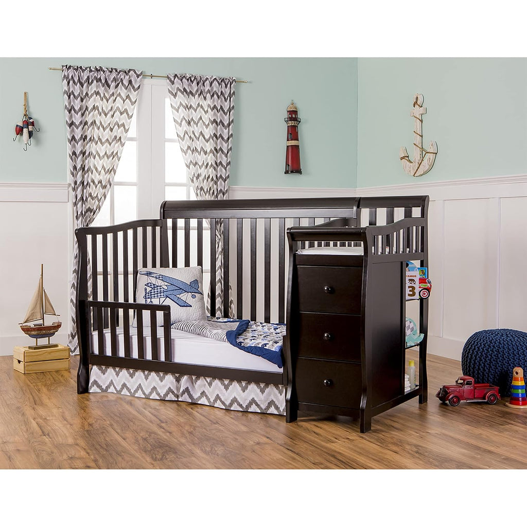 Dream On Me Brody 5-in-1 Convertible Crib and Changer, GREENGUARD Gold