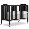 Dream On Me Full Size 2-in-1 Folding Baby Crib, GREENGUARD Gold, White