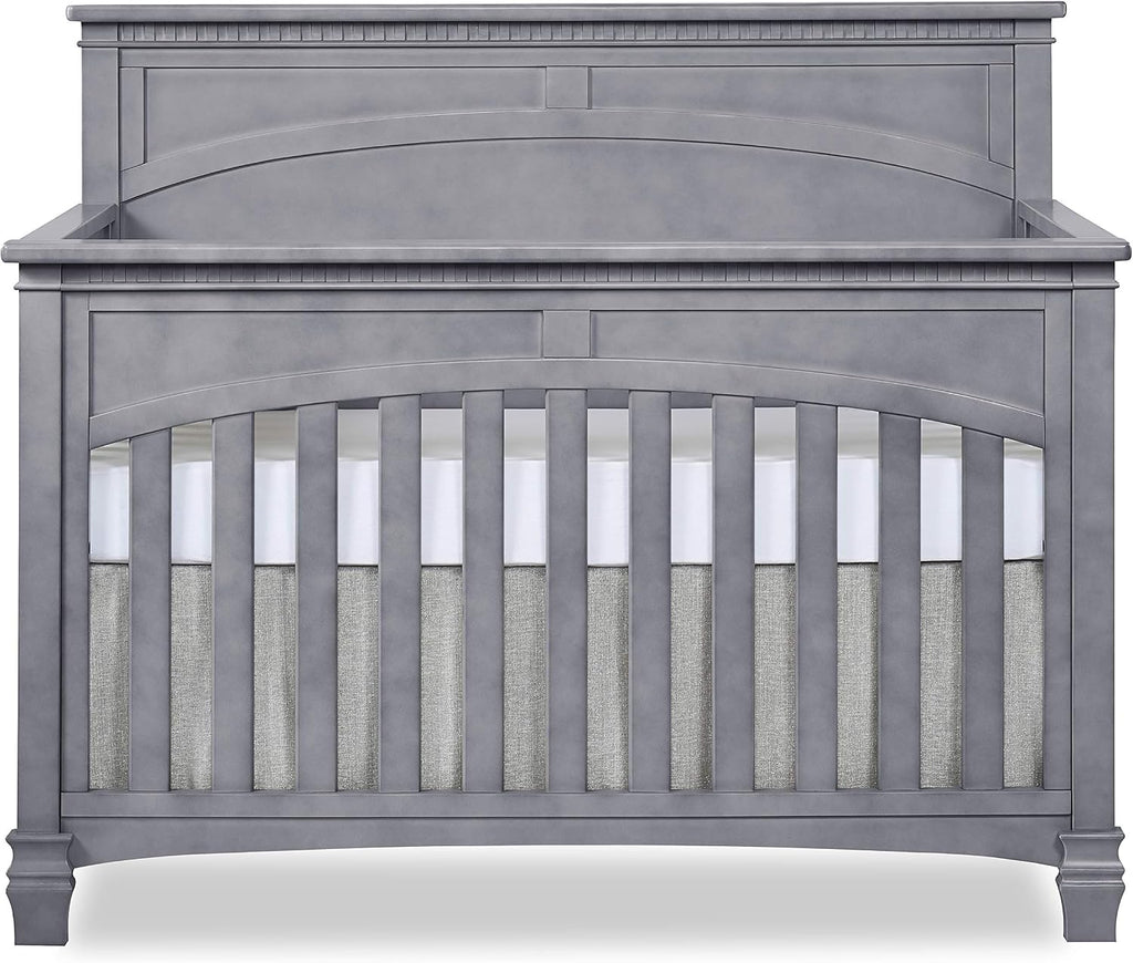 Evolur Santa Fe 5-in-1 Convertible Crib, Storm Grey