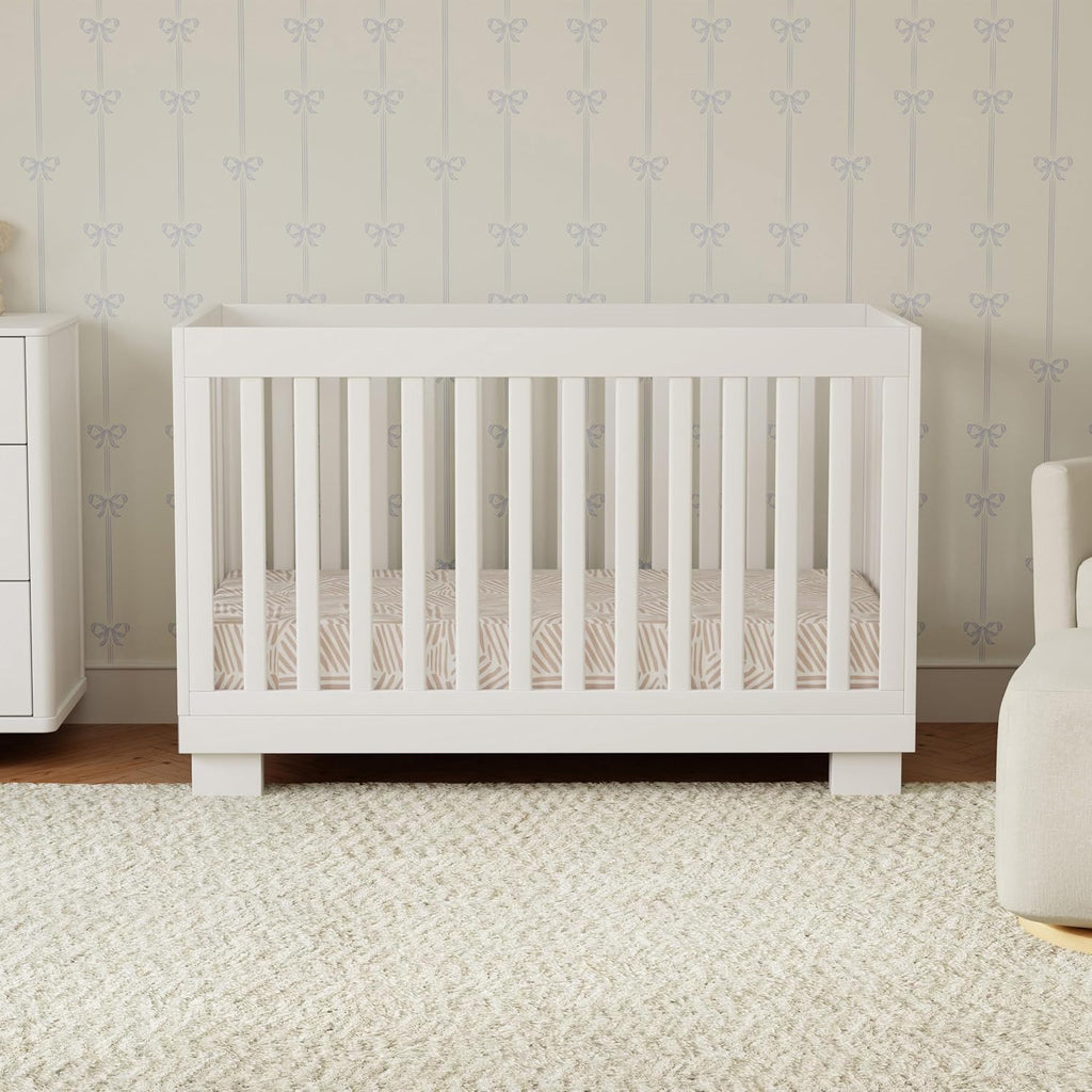Babyletto Modo 3-in-1 Convertible Baby Crib, White