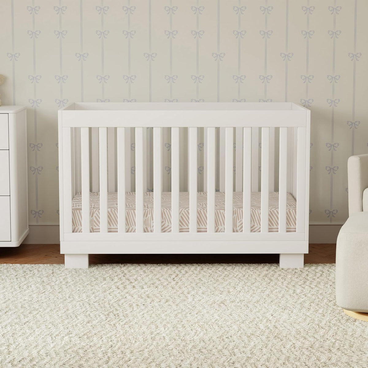 Babyletto Modo 3-in-1 Convertible Baby Crib, White