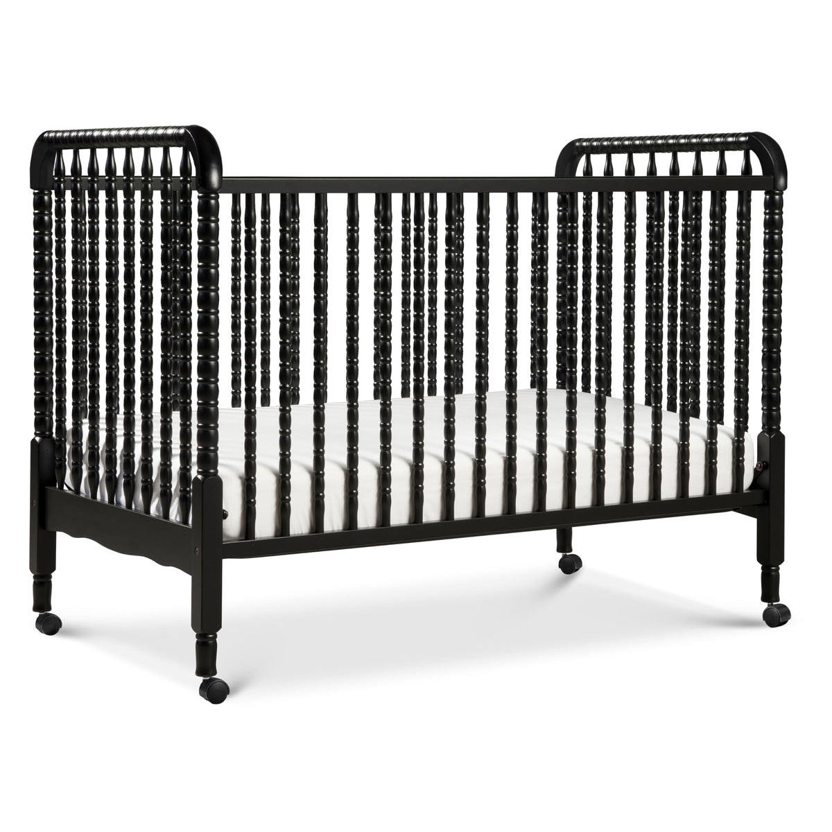 DaVinci Jenny Lind 3-in-1 Convertible Baby Crib, Ebony