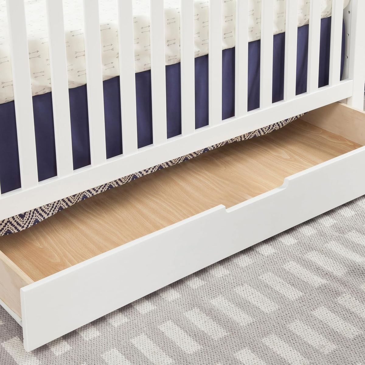 Carter's by DaVinci Colby 4-in-1 Convertible Crib w/ Drawer, White