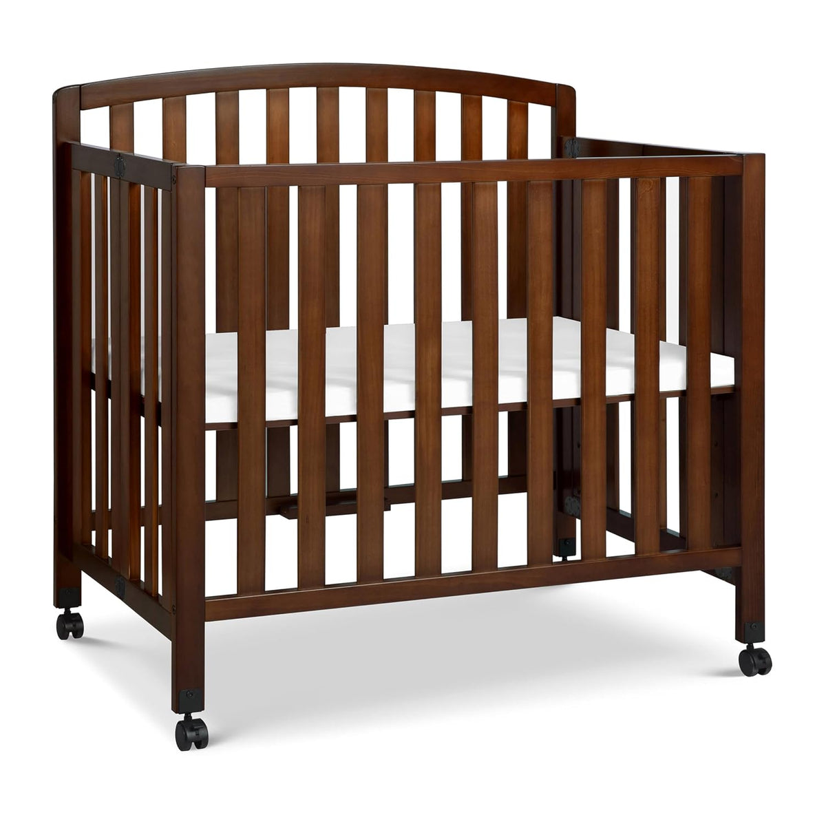 DaVinci Dylan 3-in-1 Convertible Portable Mini Crib, Espresso