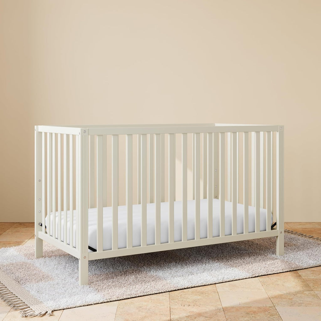 Storkcraft Morningside 5-in-1 Convertible Crib, Frosted Oat