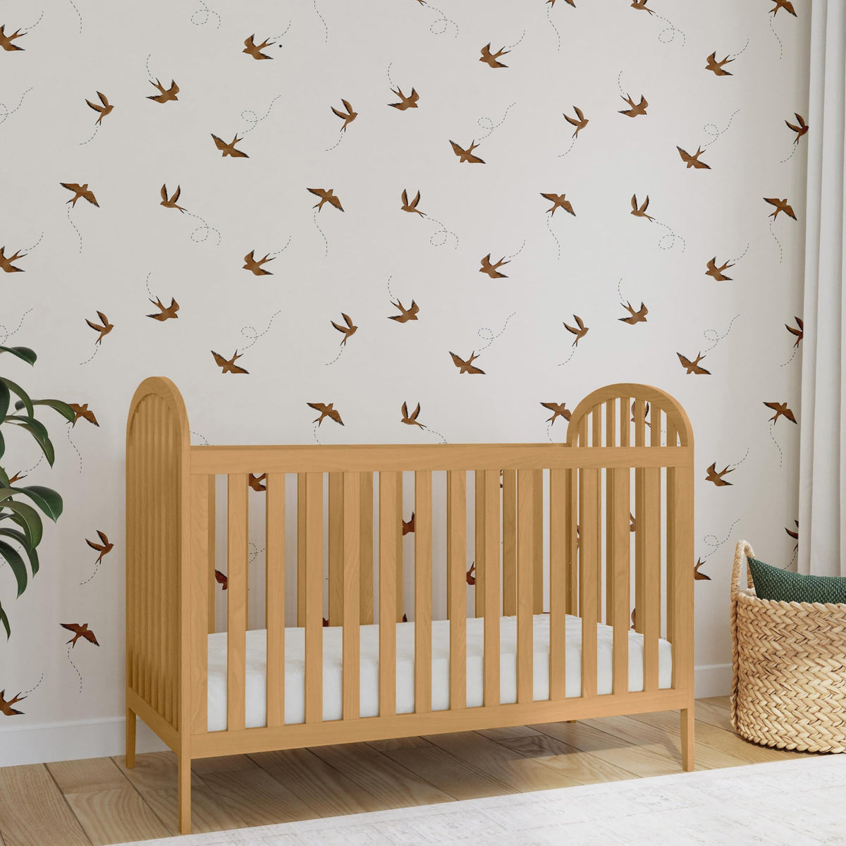 DaVinci Beau 3-in-1 Convertible Baby Crib, Forest Green