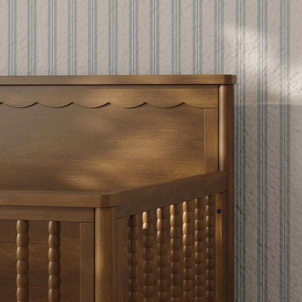 Namesake Ambrosia 4-in-1 Baby Convertible Crib, Natural Walnut