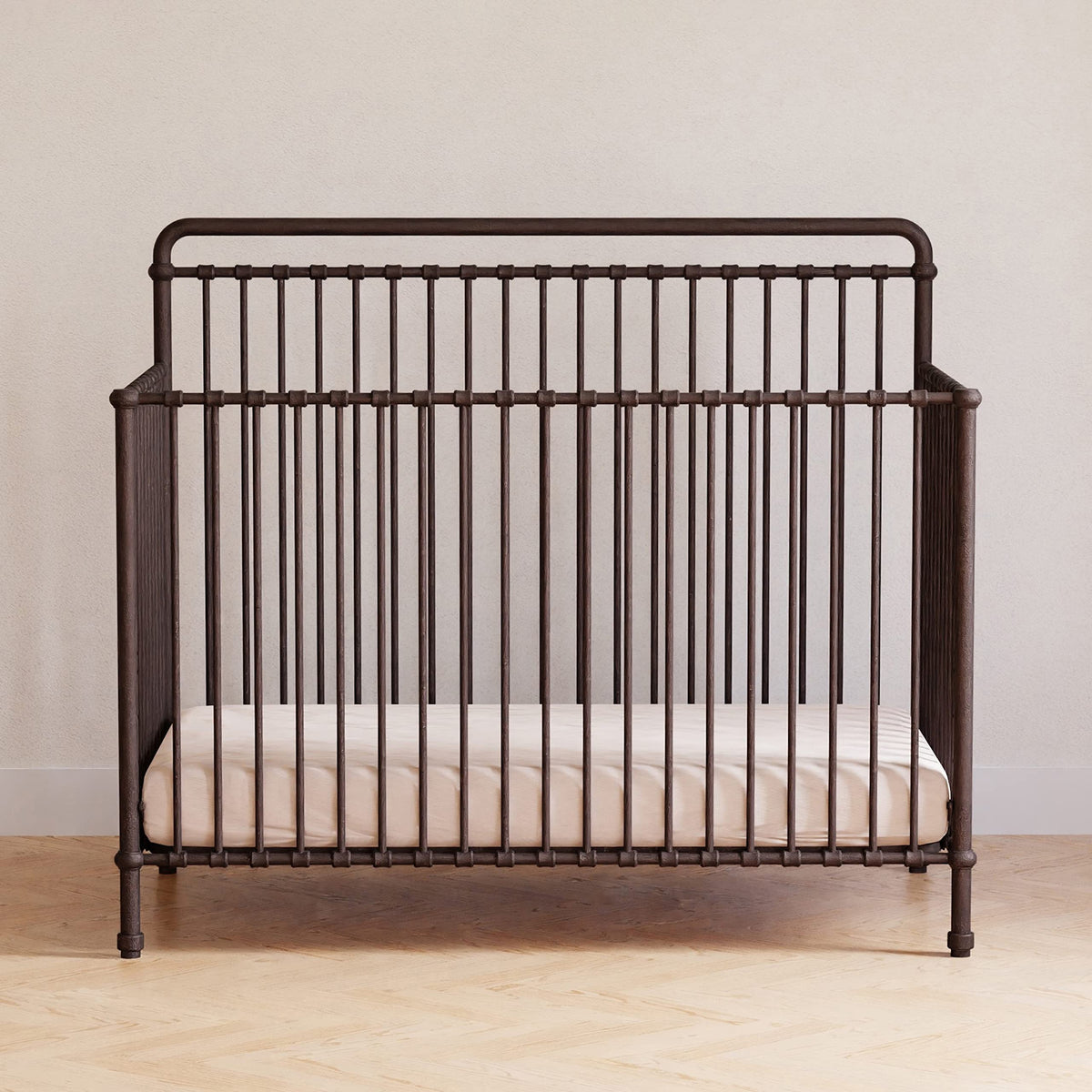 NAMESAKE Winston 4-in-1 Convertible Baby Crib, Vintage Gold - 70 lbs
