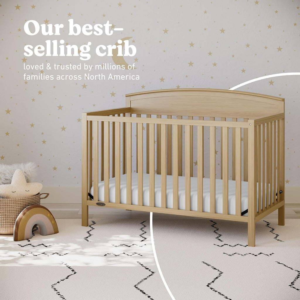 Graco Benton 5-in-1 Convertible Crib, Driftwood