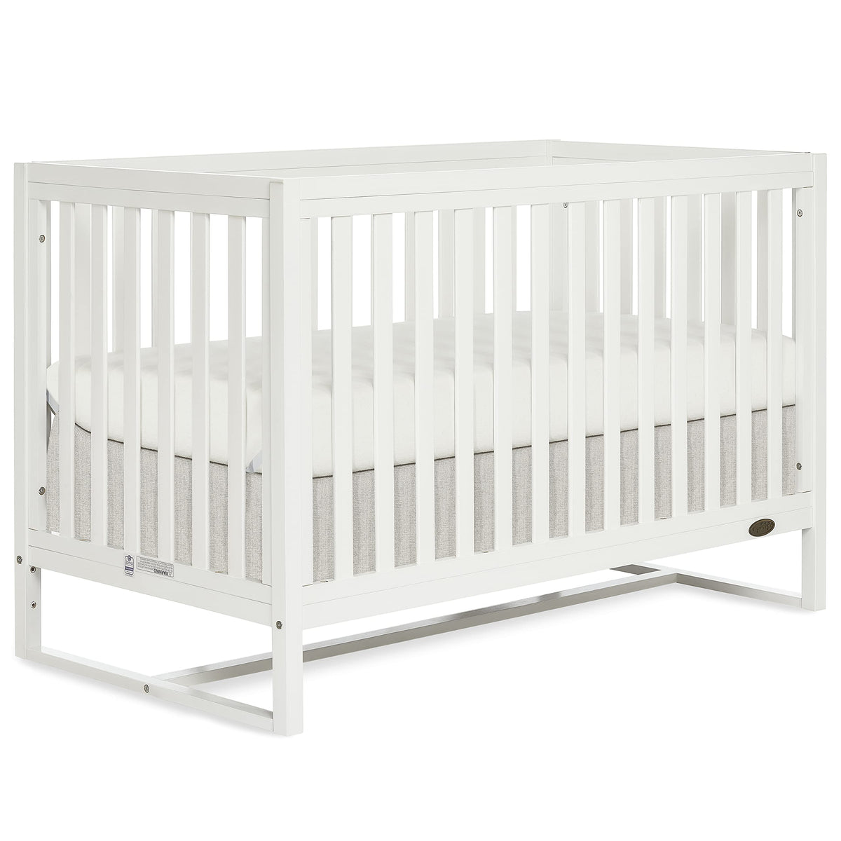 Dream On Me Arlo 5-in-1 Convertible Full-Size Baby Crib in Jungle Green, GreenGuard Gold & BSA, Converts to Toddler, Day & Full-Size Bed, 3 Mattress Heights, Non-Toxic Finish, Sustainable Pinewood