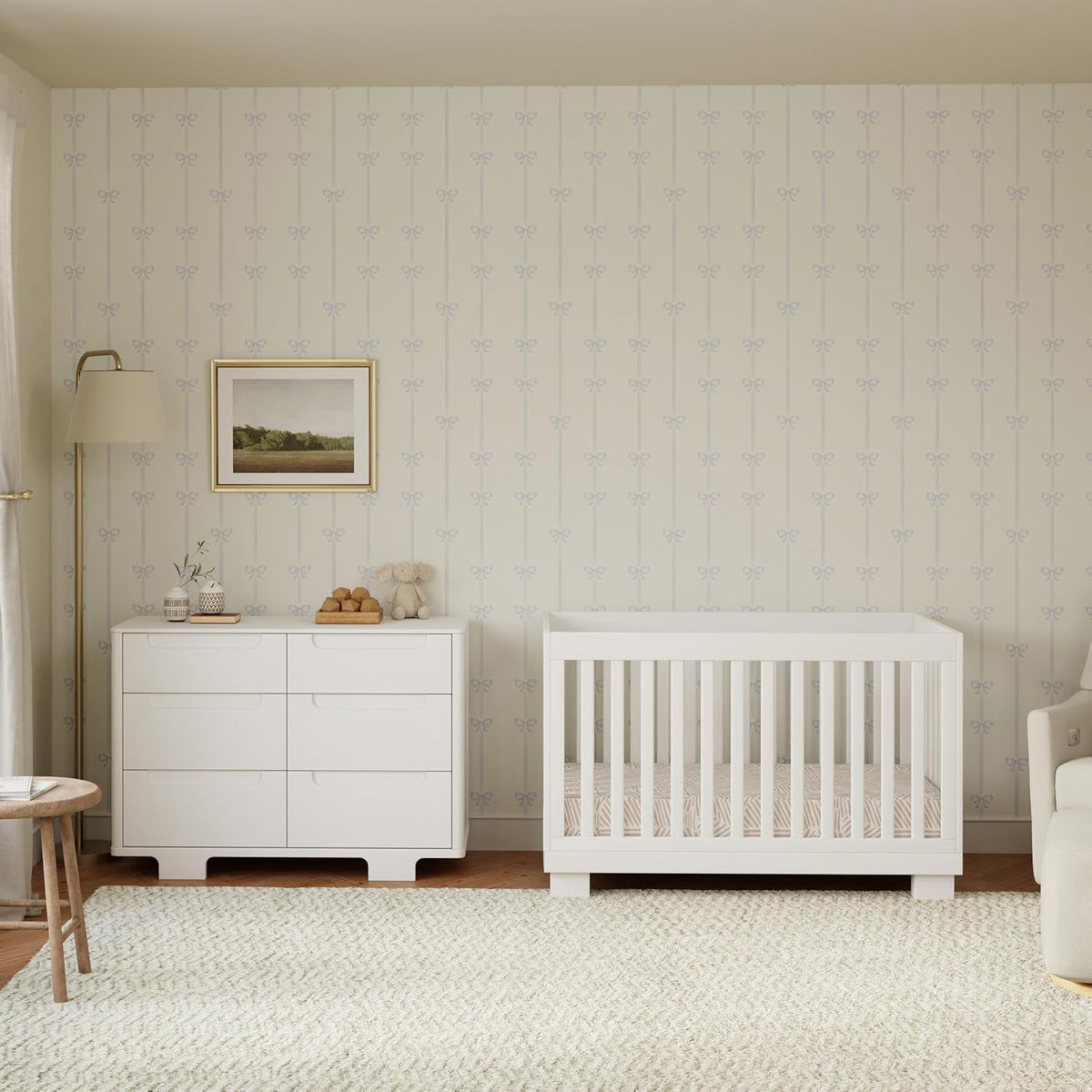 Babyletto Modo 3-in-1 Convertible Baby Crib, White