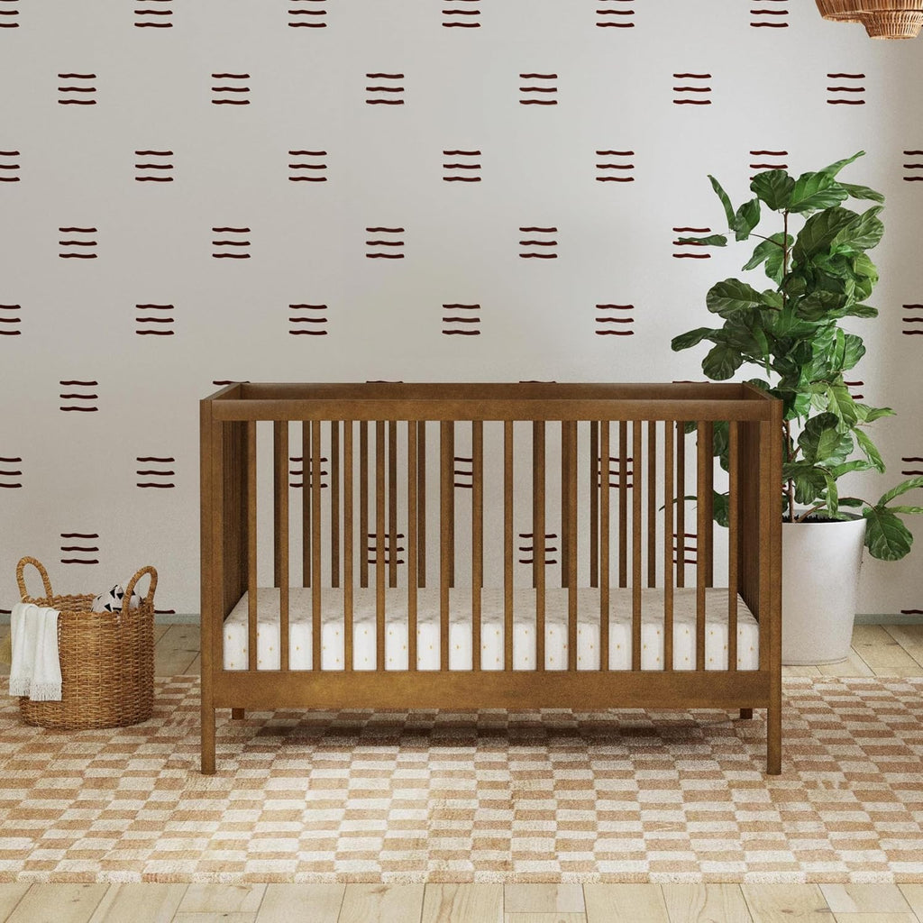 Davinci Birdie 3-in-1 Convertible Crib, GREENGUARD Certified, Walnut