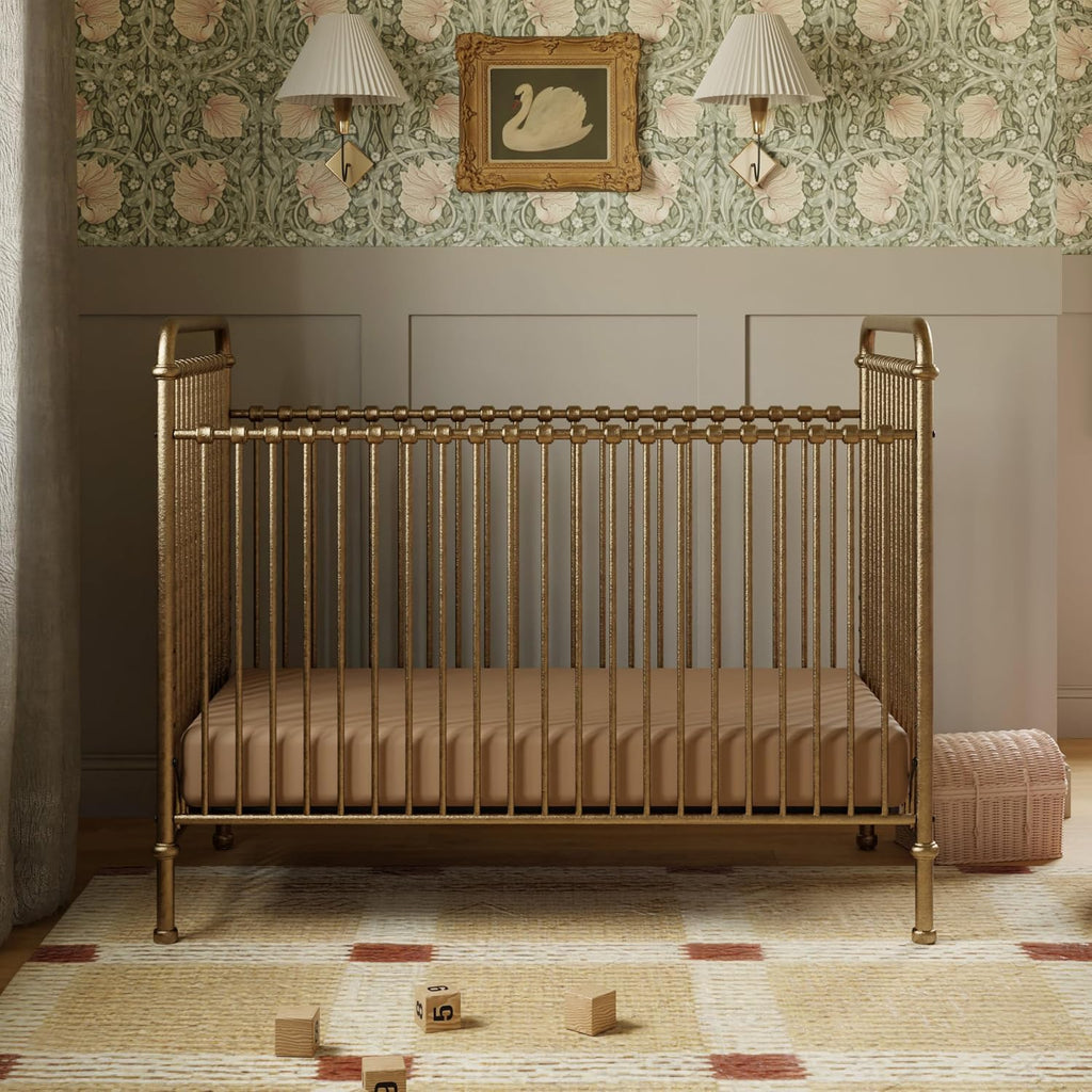 NAMESAKE Abigail 3-in-1 Convertible Baby Crib Gold