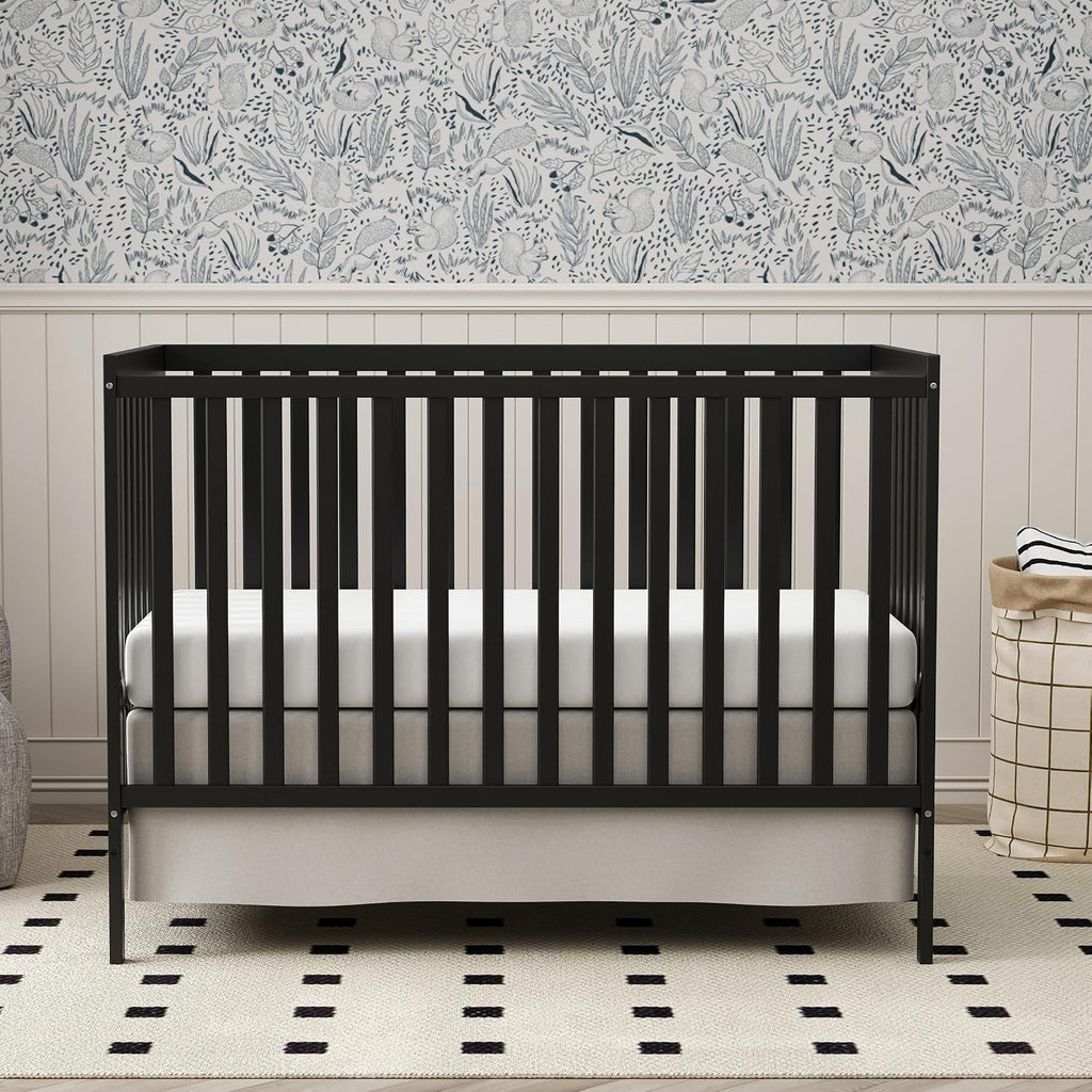 5-in-1 Convertible Baby Crib, Toddler, Daybed & Full-Size Bed