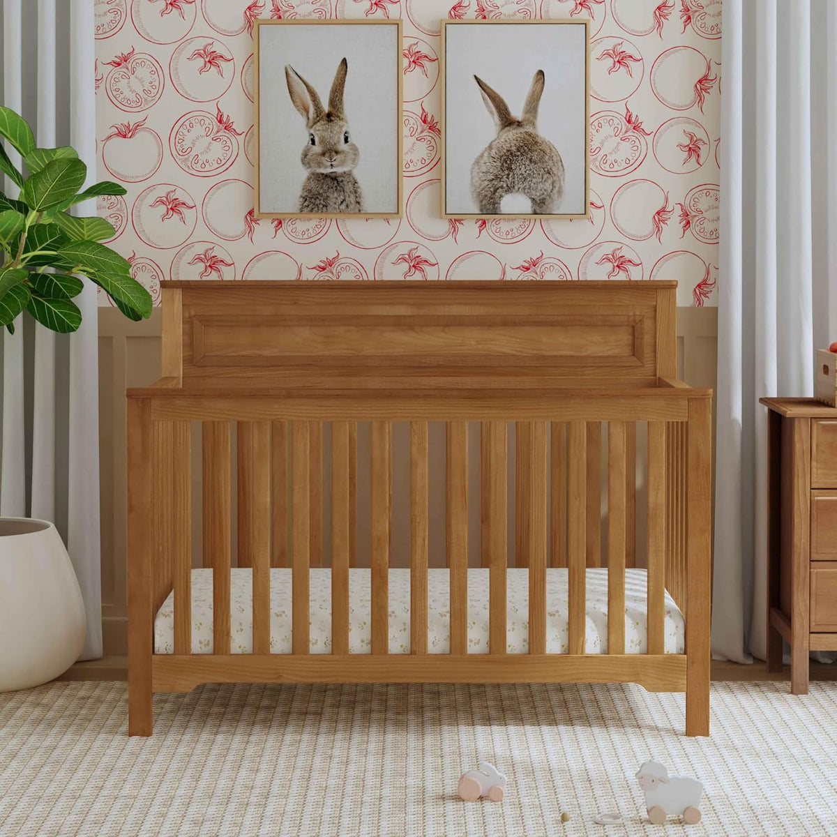 DaVinci Autumn 4-in-1 Convertible Baby Crib, Chestnut