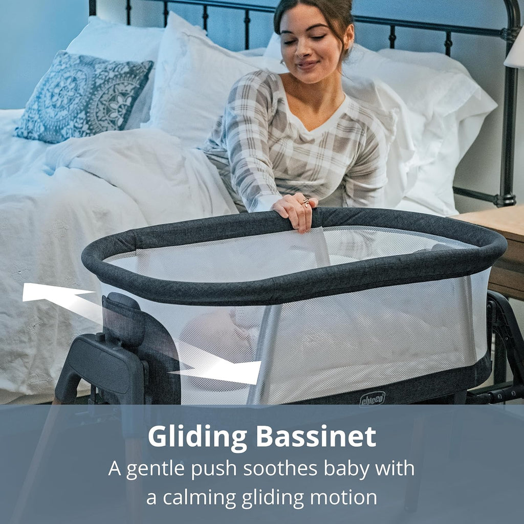 Chicco LullaGlide 3-in-1 Bassinet, Stationary, Gliding, Portable