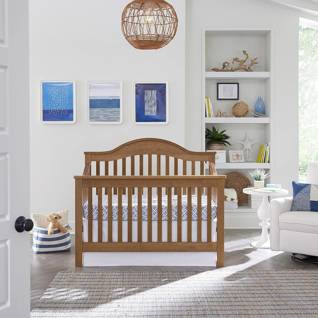 DaVinci Jayden 4-in-1 Convertible Crib, GREENGUARD Certified, Chestnut