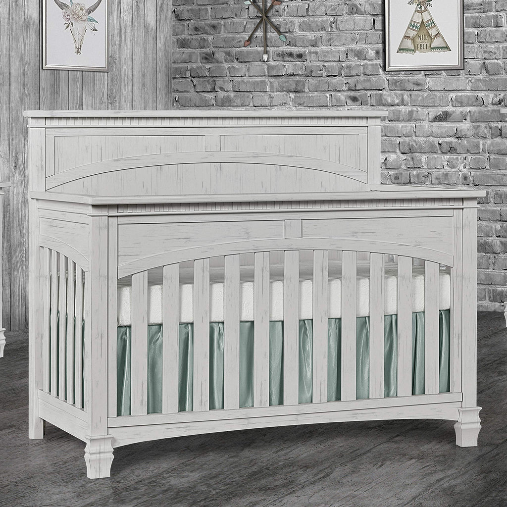 Evolur Santa Fe 5-in-1 Convertible Crib, Storm Grey