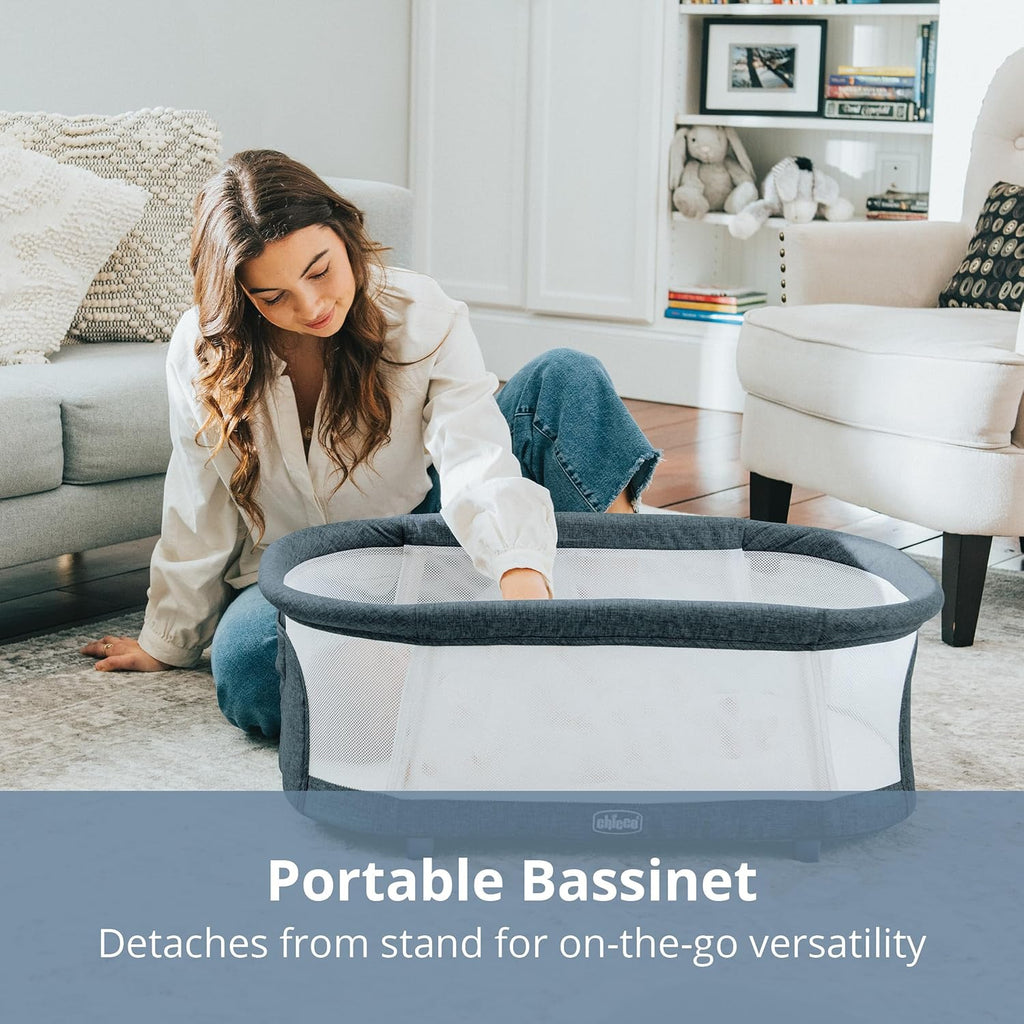 Chicco LullaGlide 3-in-1 Bassinet, Stationary, Gliding, Portable