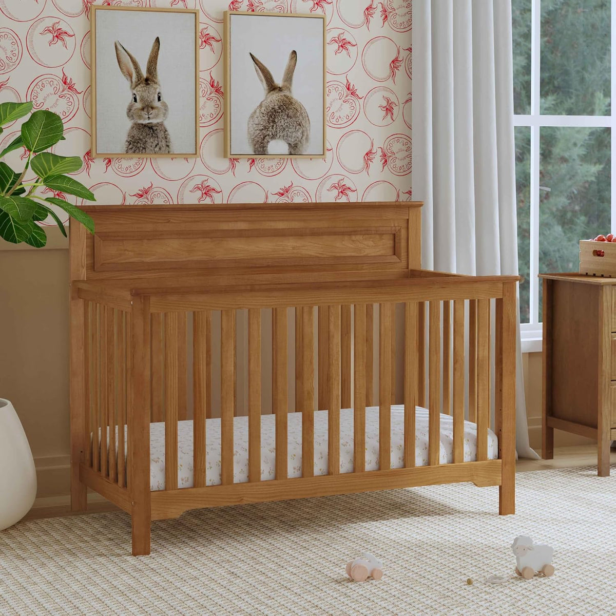 DaVinci Autumn 4-in-1 Convertible Baby Crib, Chestnut