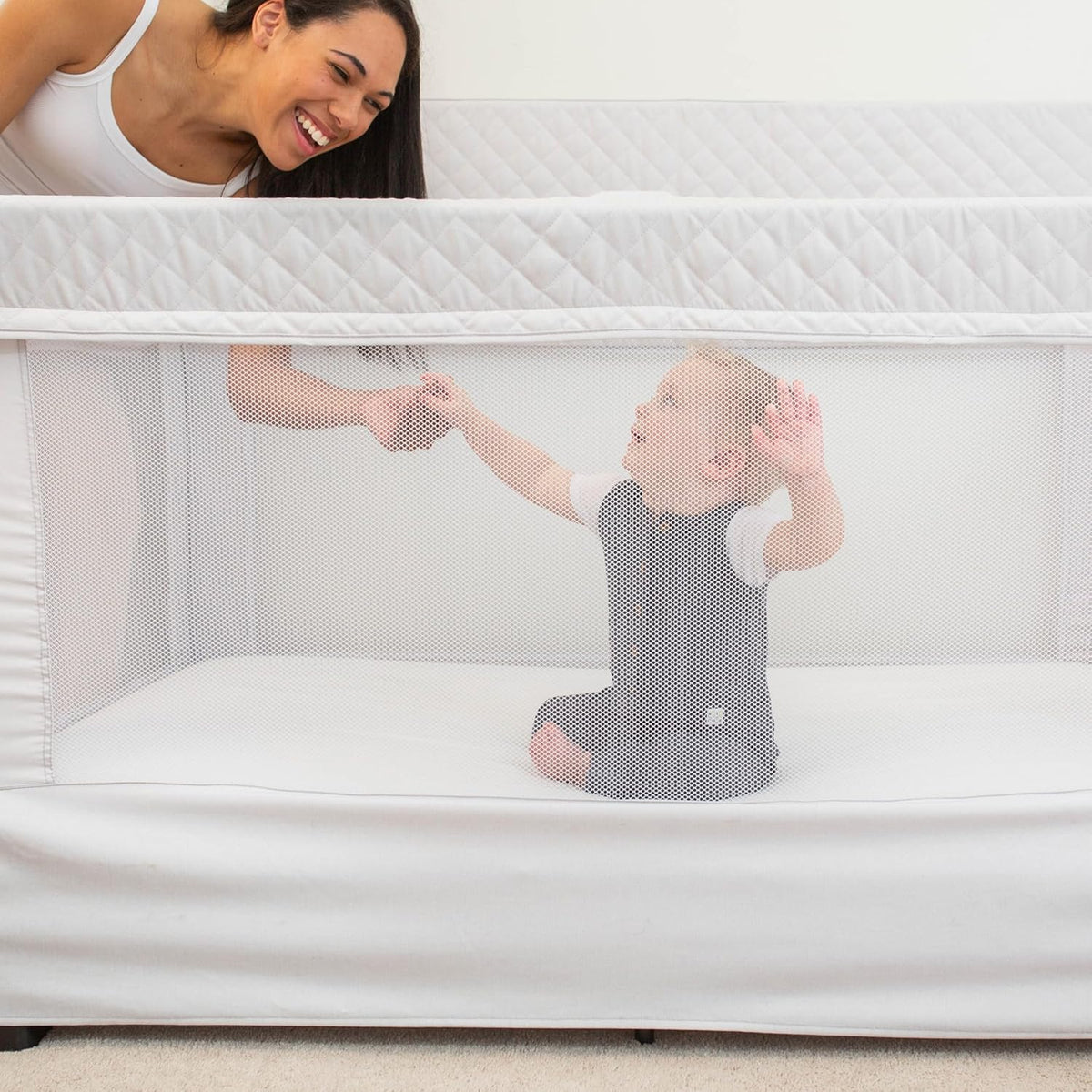 Baby Delight Lunaire Full Size Crib, Driftwood Grey