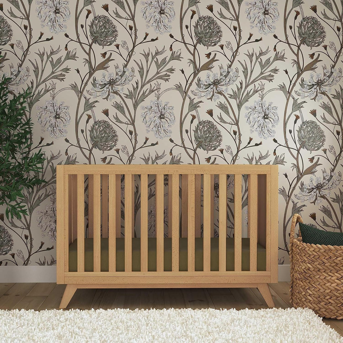 DaVinci Otto 3-in-1 Convertible Baby Crib, GREENGUARD Certified, Honey